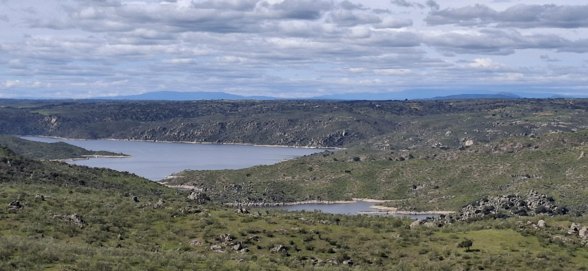 Vista de la finca